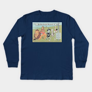 1900 Advert for The Wizard of Oz, featuring Father Goose Kids Long Sleeve T-Shirt